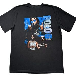 Polo G Hip Hop Drill Trap Rap Tee The GOAT Album Logo Graphic Men’s t-shirt XL